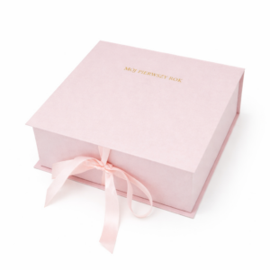 PUDEŁKO "MÓJ PIERWSZY ROK" - RÓŻOWE